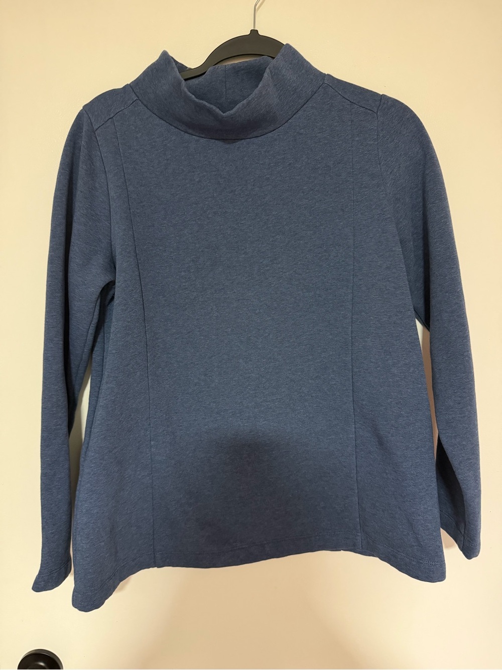 J. Jill Slate Blue Mock Neck Pullover
